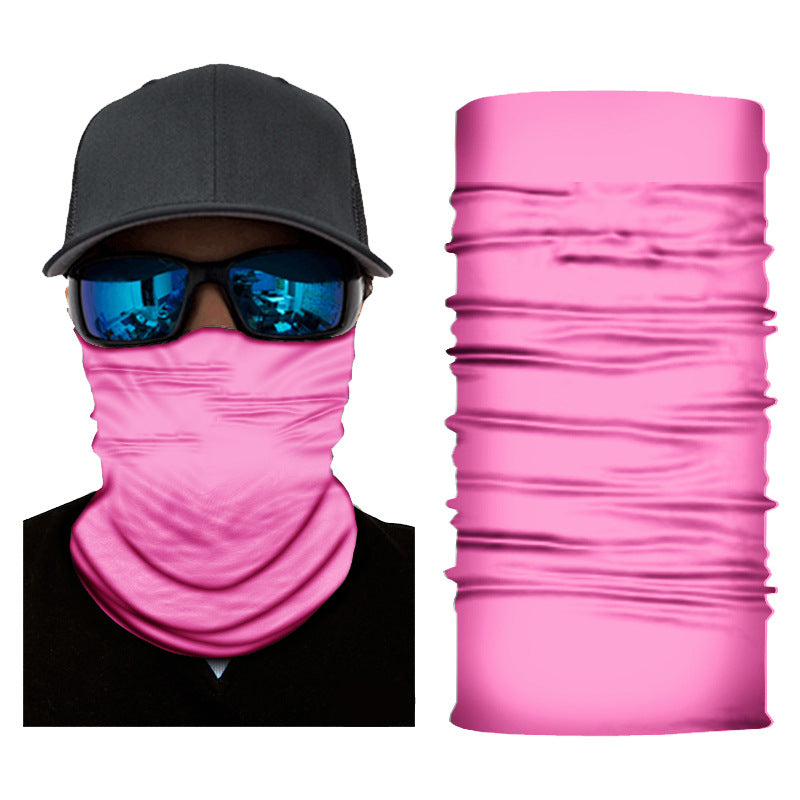 Pure Colour Gradient Series Sunscreen Cycling Neckerchief Bandanas Fabric Mask