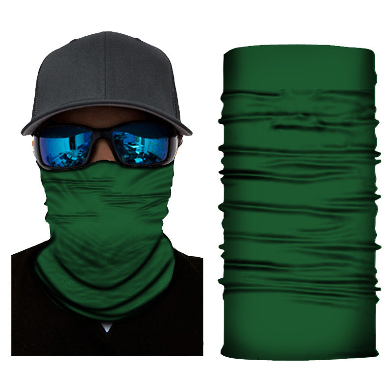 Pure Colour Gradient Series Sunscreen Cycling Neckerchief Bandanas Fabric Mask