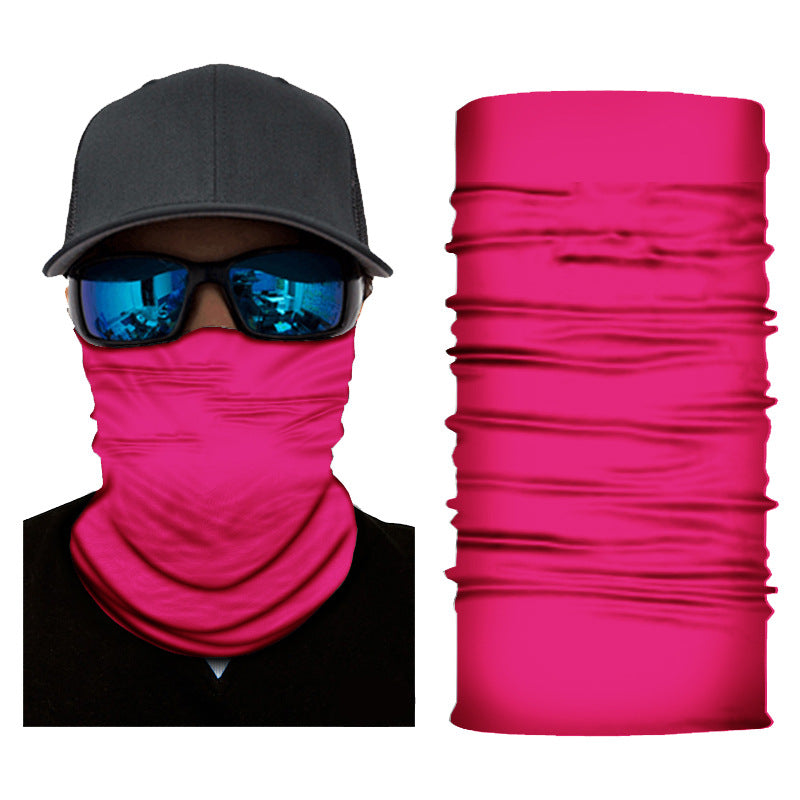 Pure Colour Gradient Series Sunscreen Cycling Neckerchief Bandanas Fabric Mask