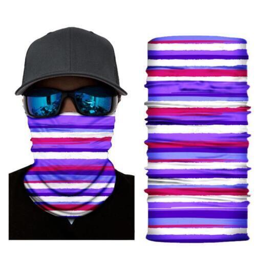 Cycling Camouflage Neck Gaiters Bandanas Fabric Motorcycle Face Masks Sunscreen