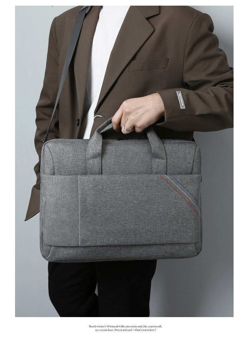 Unisex Lightweigh Large Capacity Oxford Cloth Shoulder Computer Bag Briefcase
