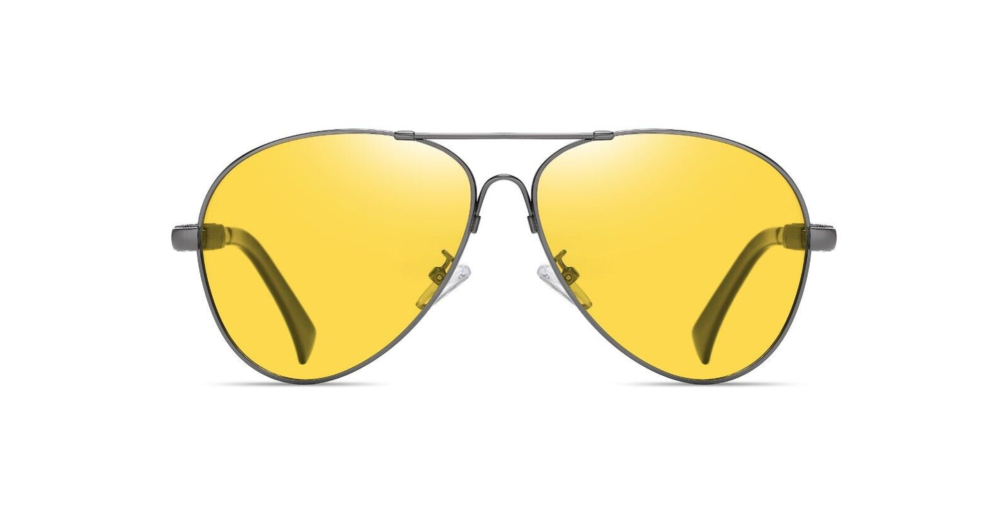 New Trendy frame Unisex polarized Sunglasses Driving Night vision Anti UV400