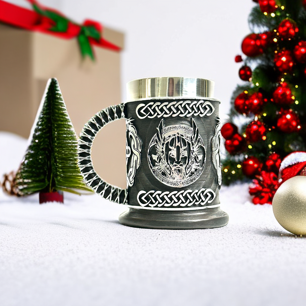 Creative Stainless Steel Mark Water Coffee Tall Cup Ice And Fire Game Cup Bottle