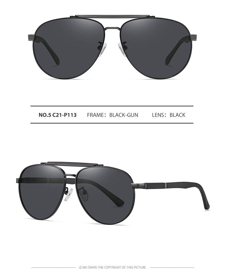 AU Unisex Fashion Anti UV400 Driving Fishing Quality Frame Polarized Sunglasses