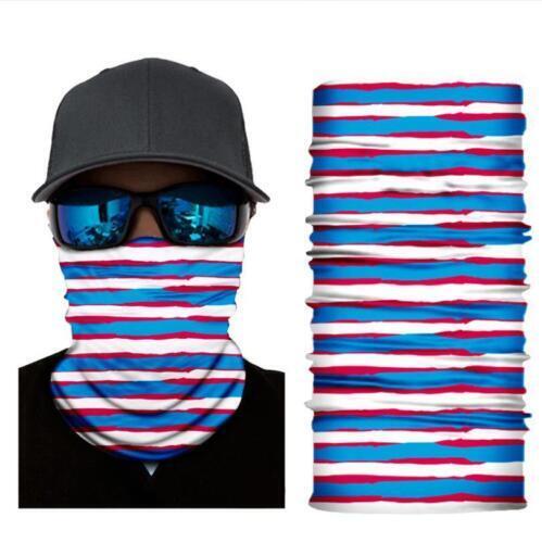 Cycling Camouflage Neck Gaiters Bandanas Fabric Motorcycle Face Masks Sunscreen
