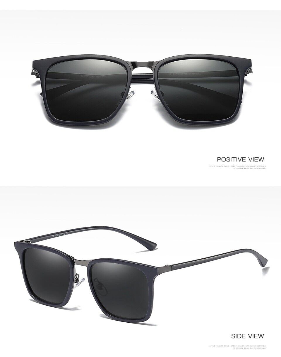 Unisex Anti UV400 Polarized Cool Sport Driving Fishing Eyewear Frame Sunglasses