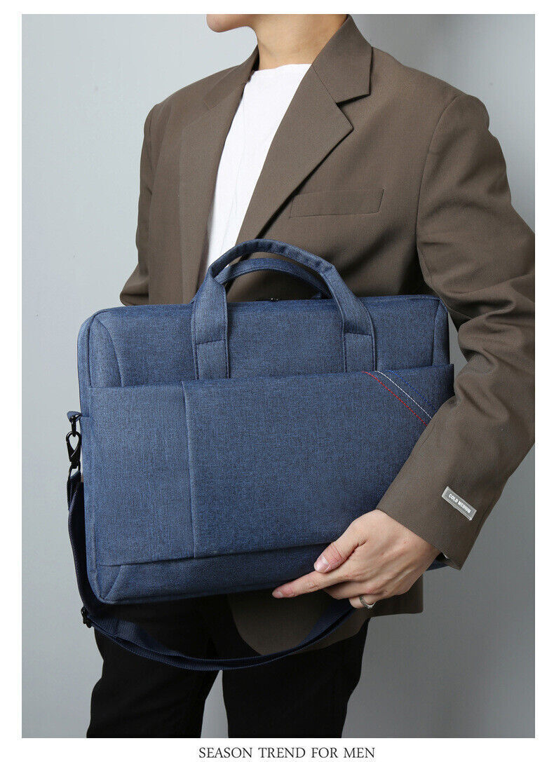 Unisex Lightweigh Large Capacity Oxford Cloth Shoulder Computer Bag Briefcase