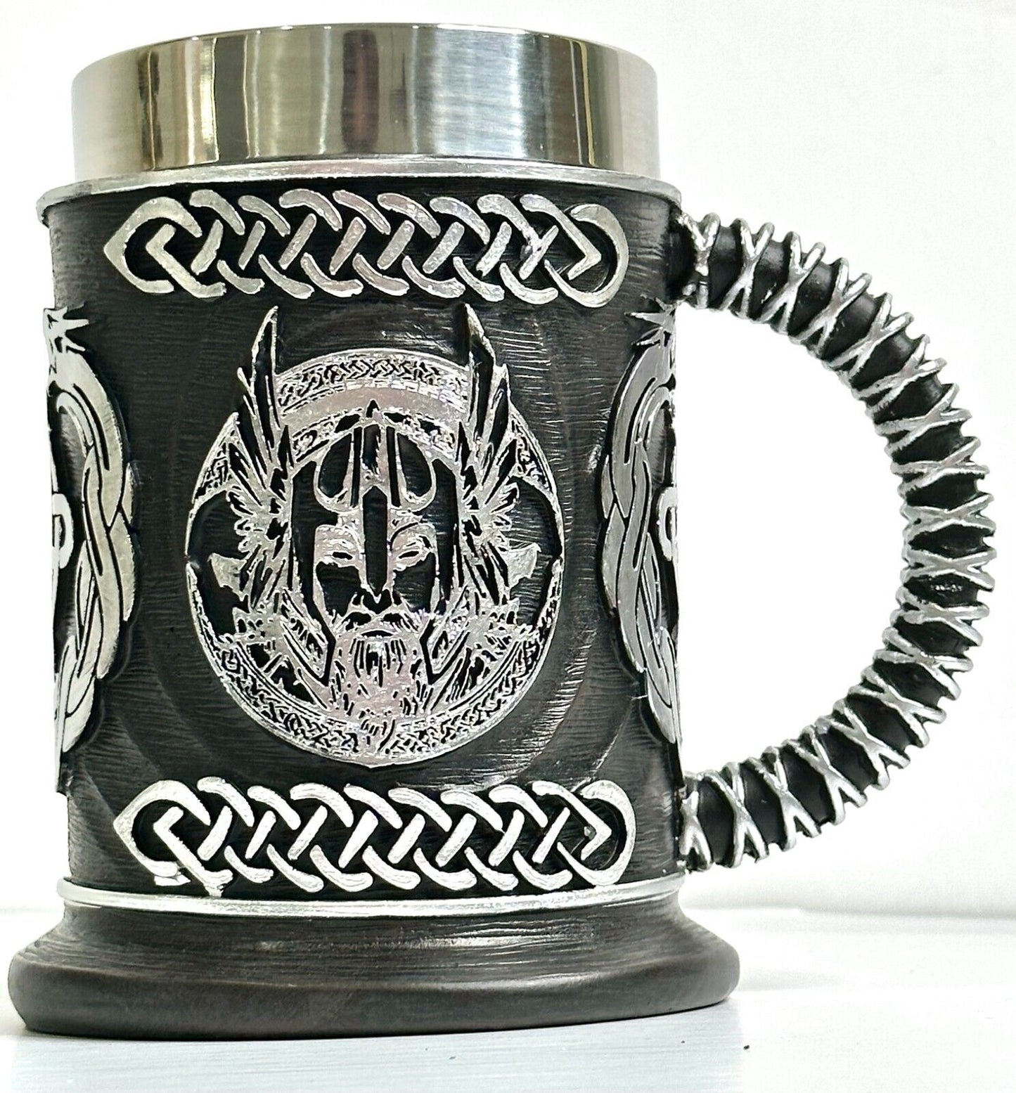 Creative Stainless Steel Mark Water Coffee Tall Cup Ice And Fire Game Cup Bottle