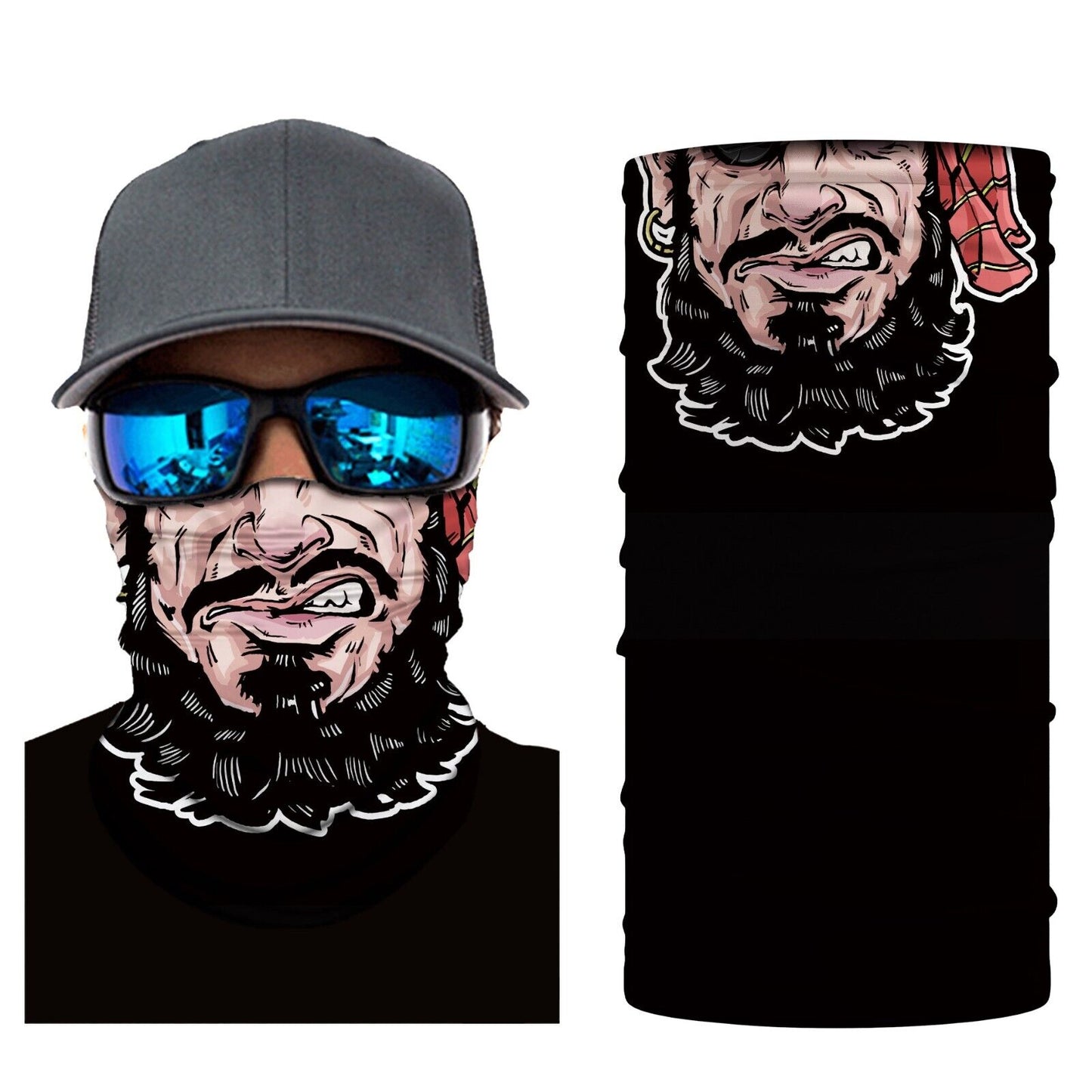Motorcycle Biker Cycling Neck Gaiters Tube Snood Fabric Sunscreen Masks Bandana