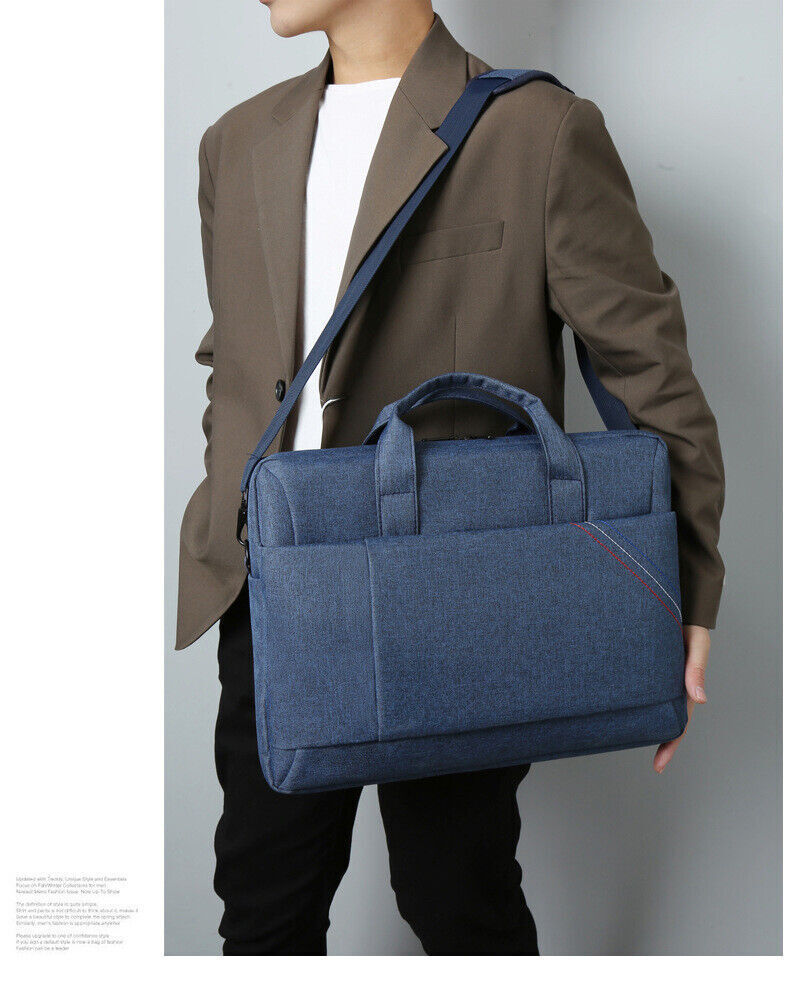 Unisex Lightweigh Large Capacity Oxford Cloth Shoulder Computer Bag Briefcase