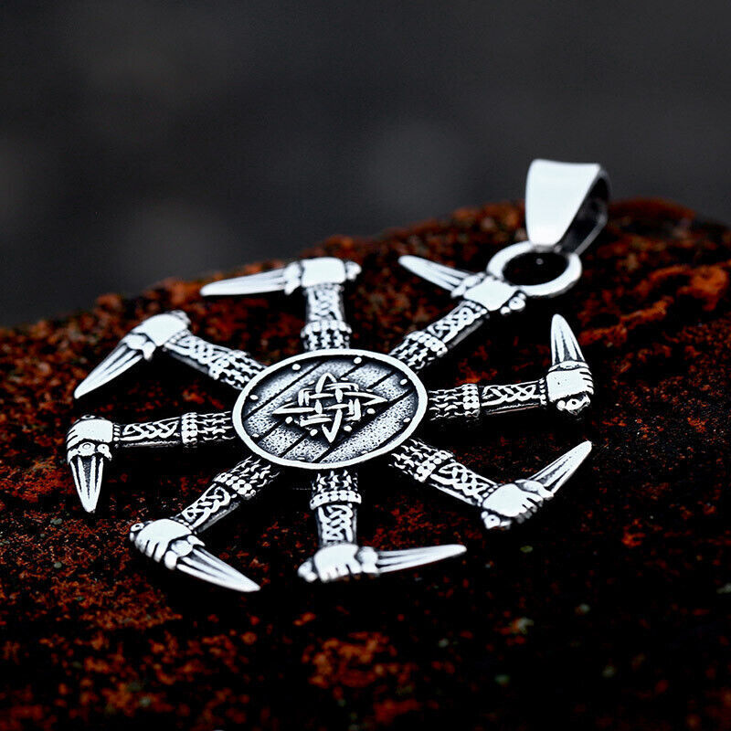 Mix Theme Fashion Vintage Viking Titanium Stainless Steel Retro Pendant