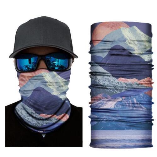 Cycling Camouflage Neck Gaiters Bandanas Fabric Motorcycle Face Masks Sunscreen