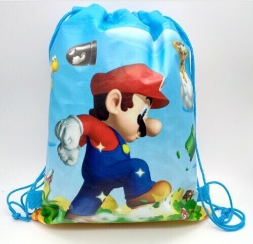 New Cartoon Kids Backpack Drawstring Bag Anime Non-Woven Drawstring Bag