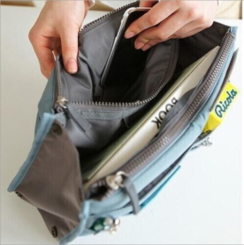 Thickened Multi-function Large Capacity Makeup Bag Toiletry Double Zipper Bag