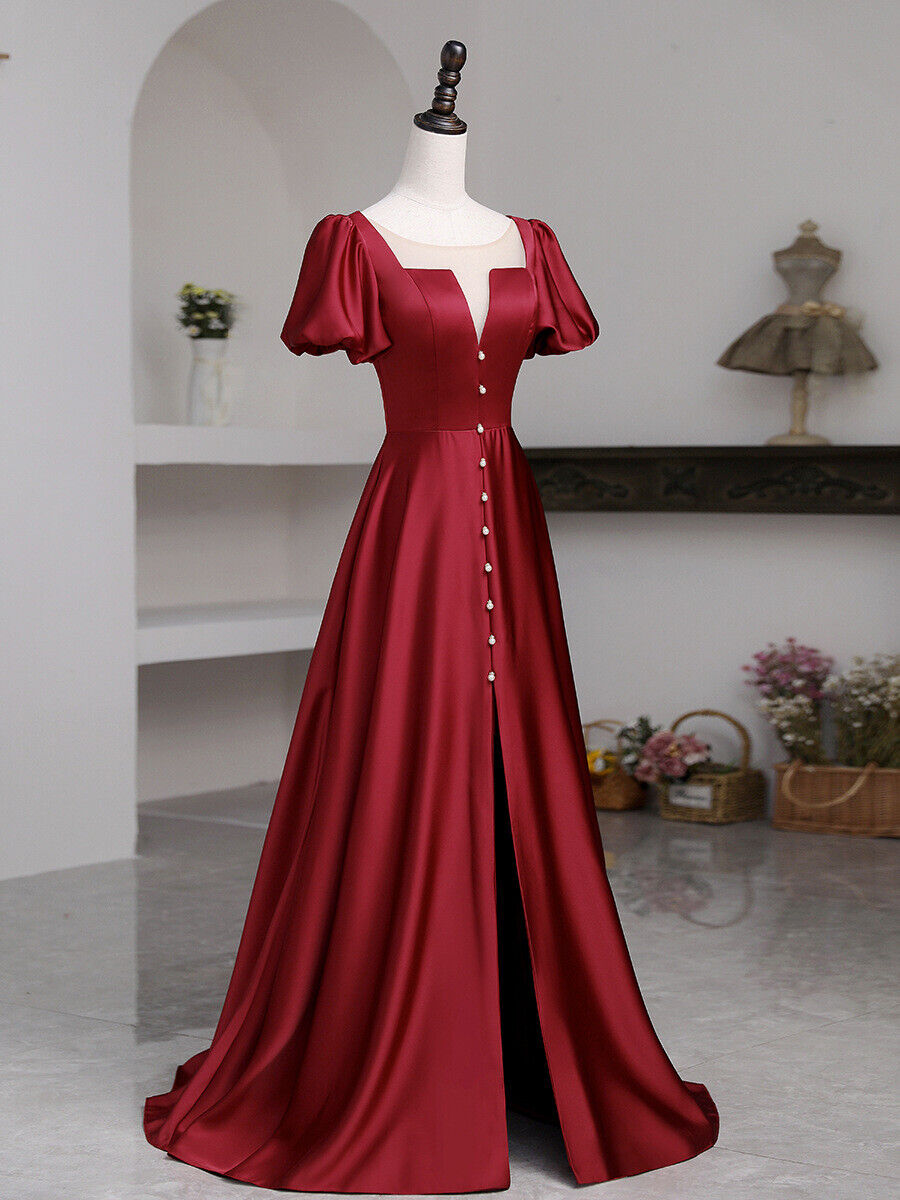 Women Formal Evening Wedding Long Maxi Cocktail Prom Bridesmaid Ball Gown Dress
