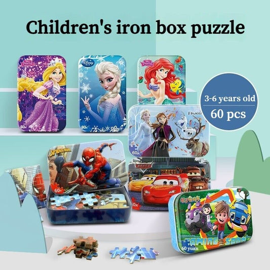 60 Pieces Jigsaw Puzzles Cartoon Frozen Puzzle Pieces Best Kids Gifts Toy