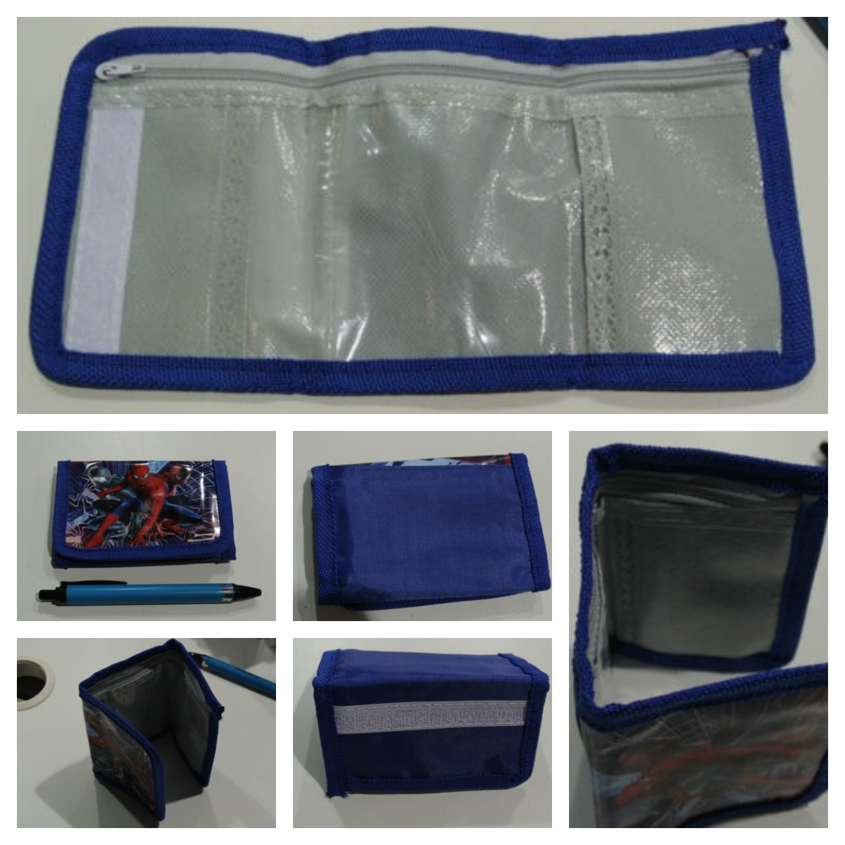 New Kids Children Carton Three Fold Purse Wallets Boys Girls Gift Idea Purse