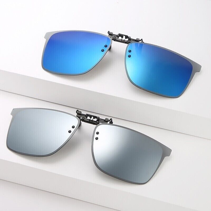 Unisex Polarized Comfortable Driving Fishing Fashion Day Night Sunglasses Clip