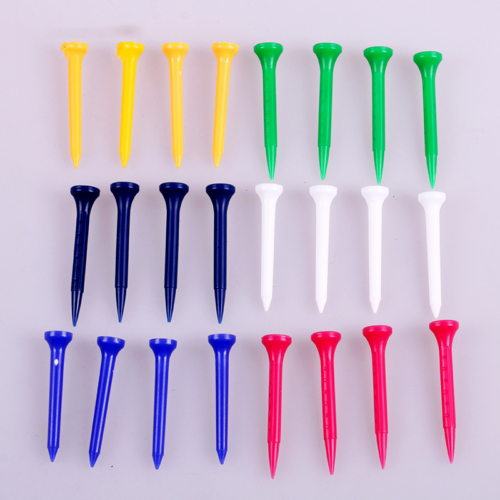 New Multi-Color High-Quality Plastic Tees Golf Tees 83MM Golf Brackets 30pcs