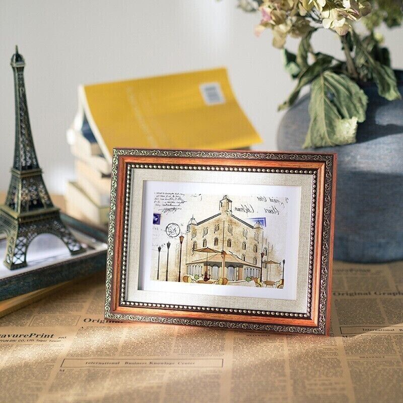 Simple Beauty Decoration Retro Table Setting Wall Hanging Gallery Photo Frame