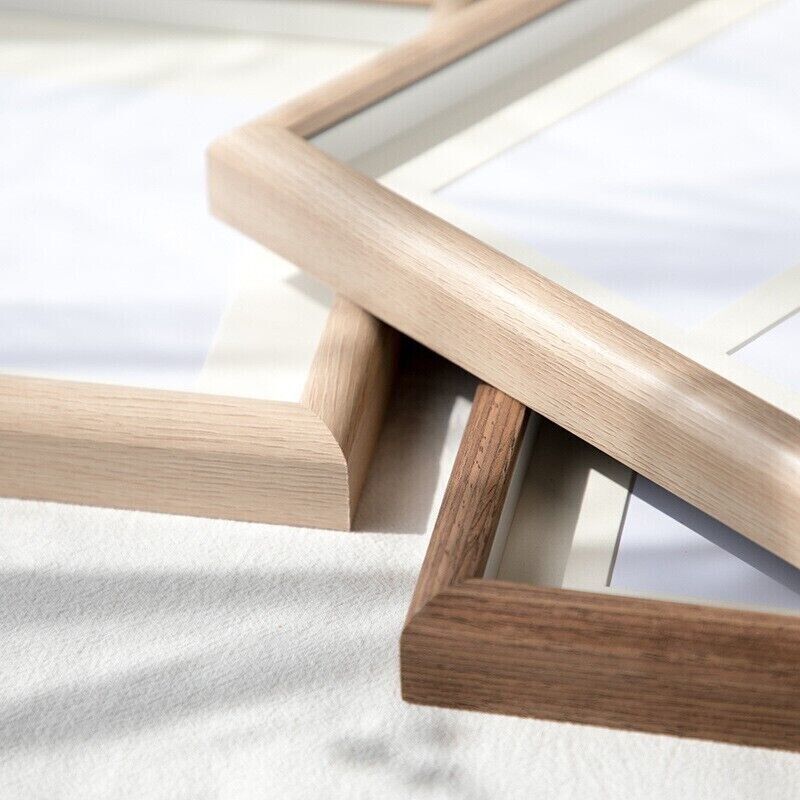 Collage Multiphoto Multihole Gallery Picture Photo Frame White Oak Coffee Color