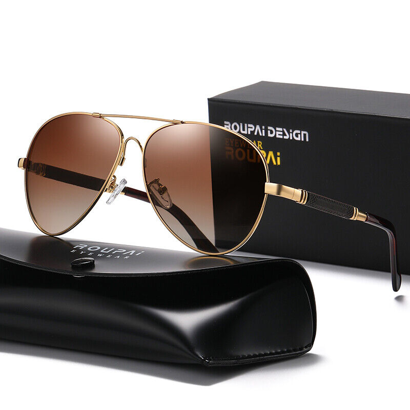 New Trendy frame Unisex polarized Sunglasses Driving Night vision Anti UV400