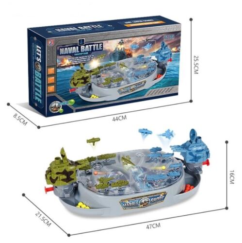 BOY Catapult Marble Toy Dinosaur Battle Board Play Double Game Naval Battle Game