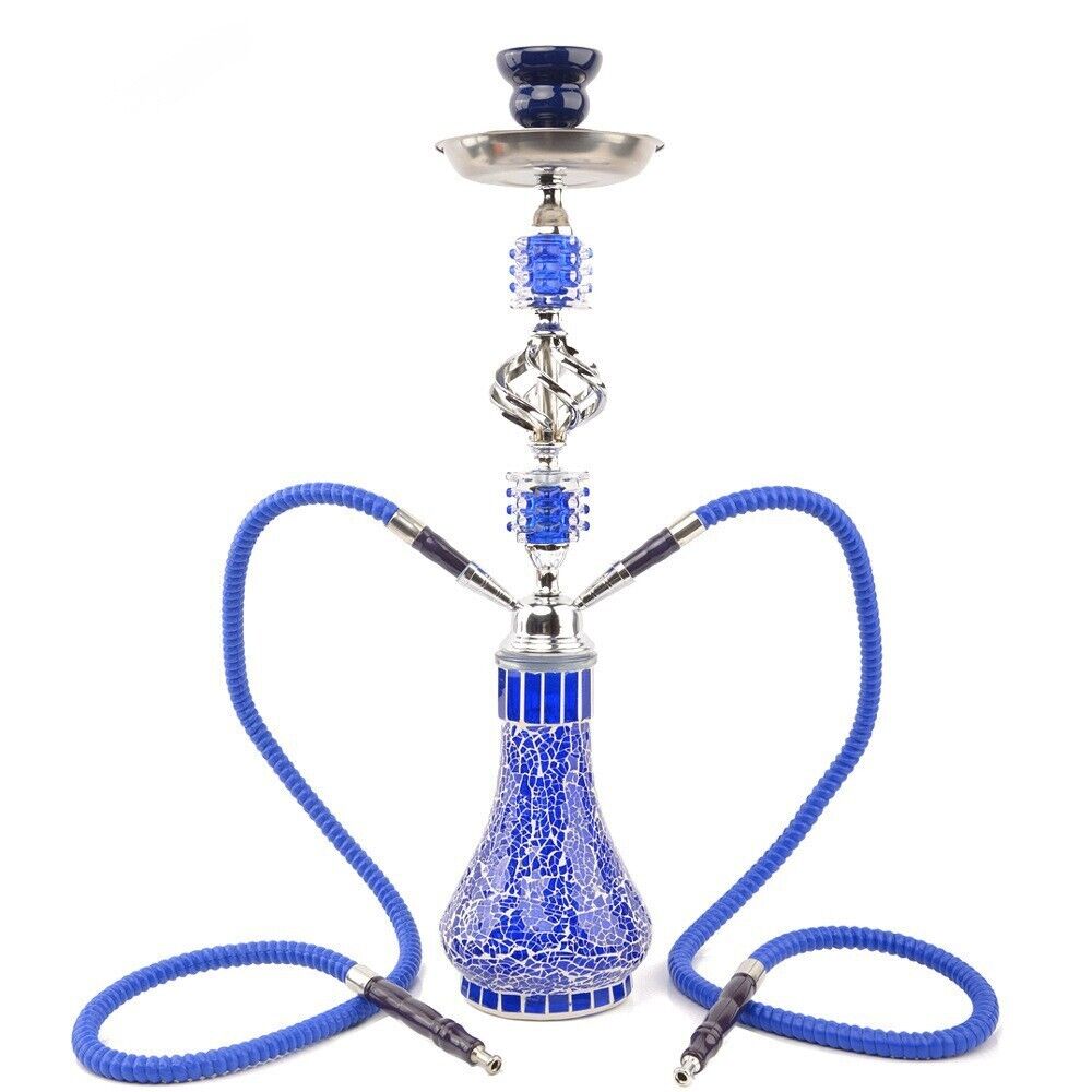 Traditional Collectible Gift Premium Glass Eagle Shisha Hookah Complete Set