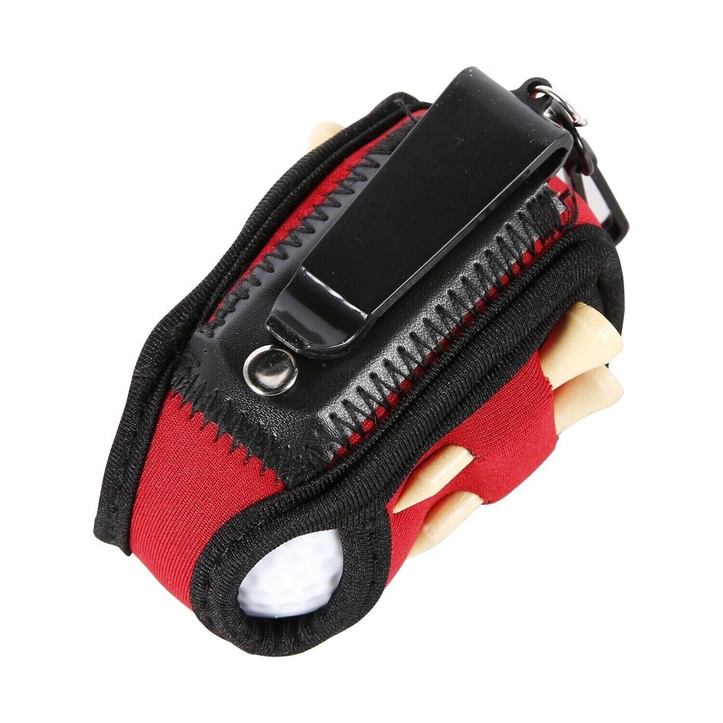 Golf Ball Bag Waist Hang Durable Golf Double Ball Holde For Golf Training Sports