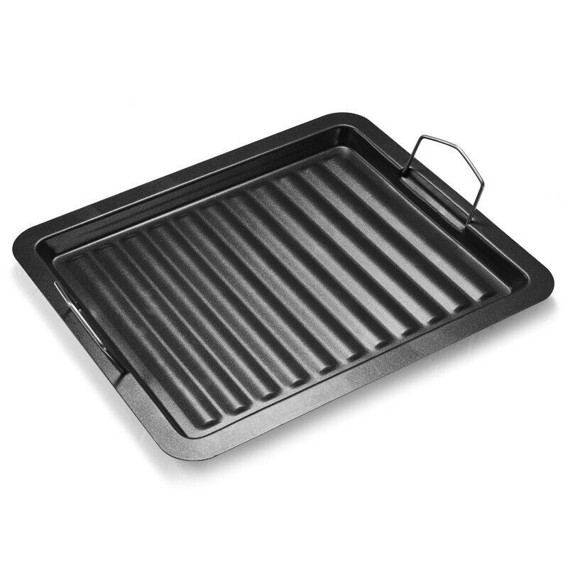 Camping Grill Small Size Non-Stick Grill Pan Grill Accessories Outdoor BBQ Tools