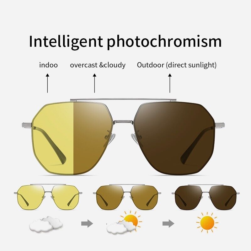 2023 Unisex Discoloration Anti UV400 Polarized Driving Cycling Sunglasses