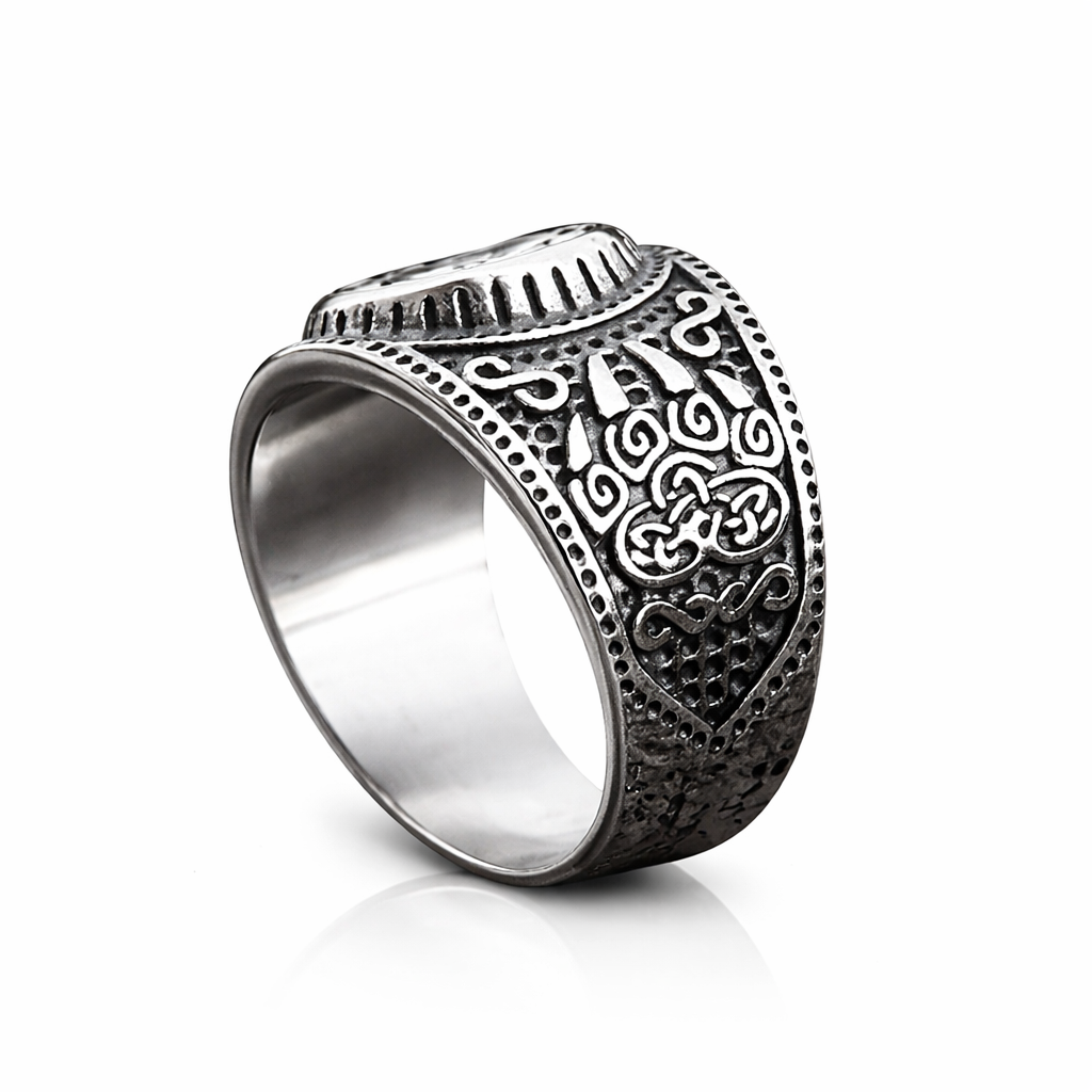 Men Nordic Viking Bear Paw Ring Animal Totem Symbol of Strength Biker Punk Band # R264