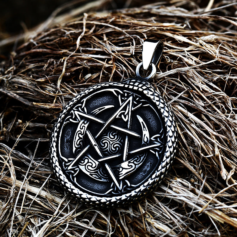 Unisex Mixed Theme Titanium Steel Vintage Art Punk Biker Retro Pendant Gift