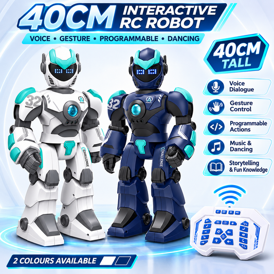 2.4GHz Kid Toys Charge Remote Control Intelligent Gesture Voice Electric Robot