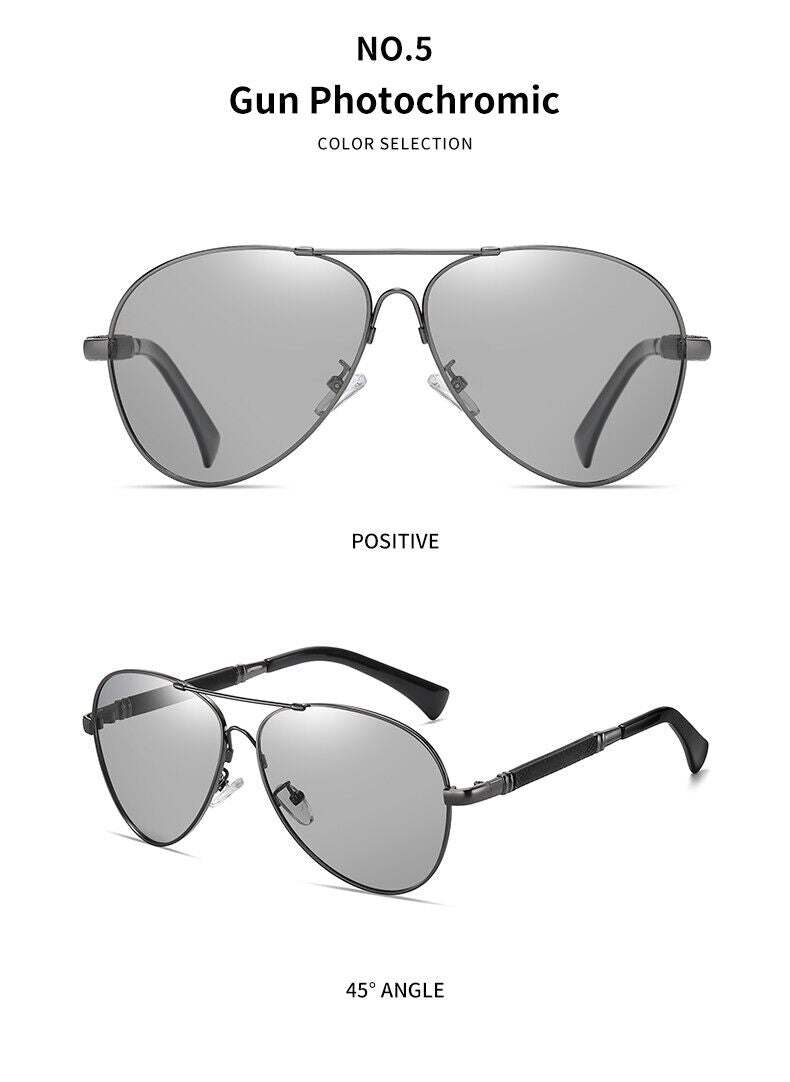 New Trendy frame Unisex polarized Sunglasses Driving Night vision Anti UV400