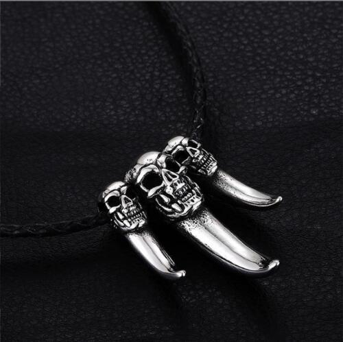 Unisex Mix Theme Retro Punk Vintage Titanium Steel Power Fist Pendant Necklace Gift