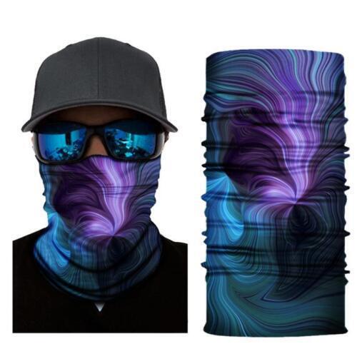 Cycling Camouflage Neck Gaiters Bandanas Fabric Motorcycle Face Masks Sunscreen