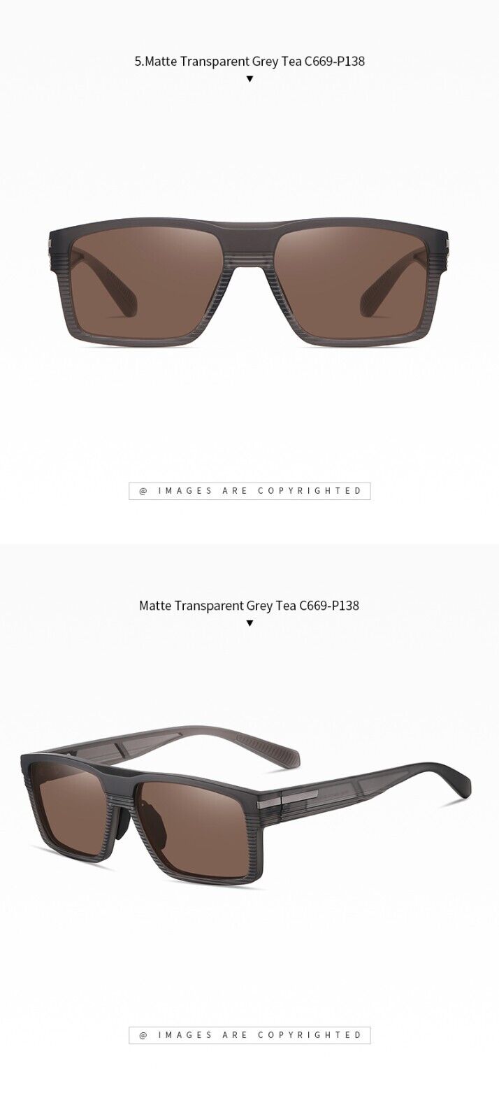 Men's Cool Looking Anti UV400 Polarized Sport Driving Fishing Eyewear Sunglasses