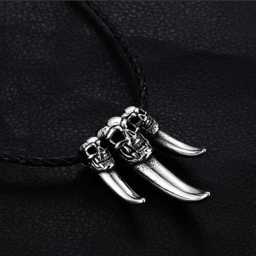 Unisex Mix Theme Retro Punk Vintage Titanium Steel Power Fist Pendant Necklace Gift