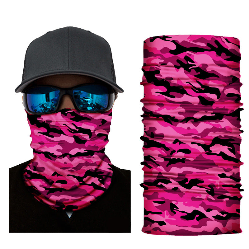 Camouflage Neck Gaiters Bandanas Fabric Cycling Motorcycle Fashion Face Masks