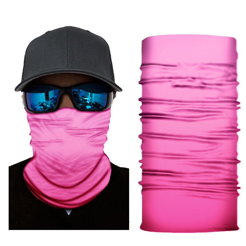 Motorcycle Cycling Biker Face Mask Shield Protective Neck Tube Scarf Headband