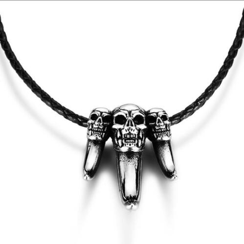 Unisex Mix Theme Retro Punk Vintage Titanium Steel Power Fist Pendant Necklace Gift