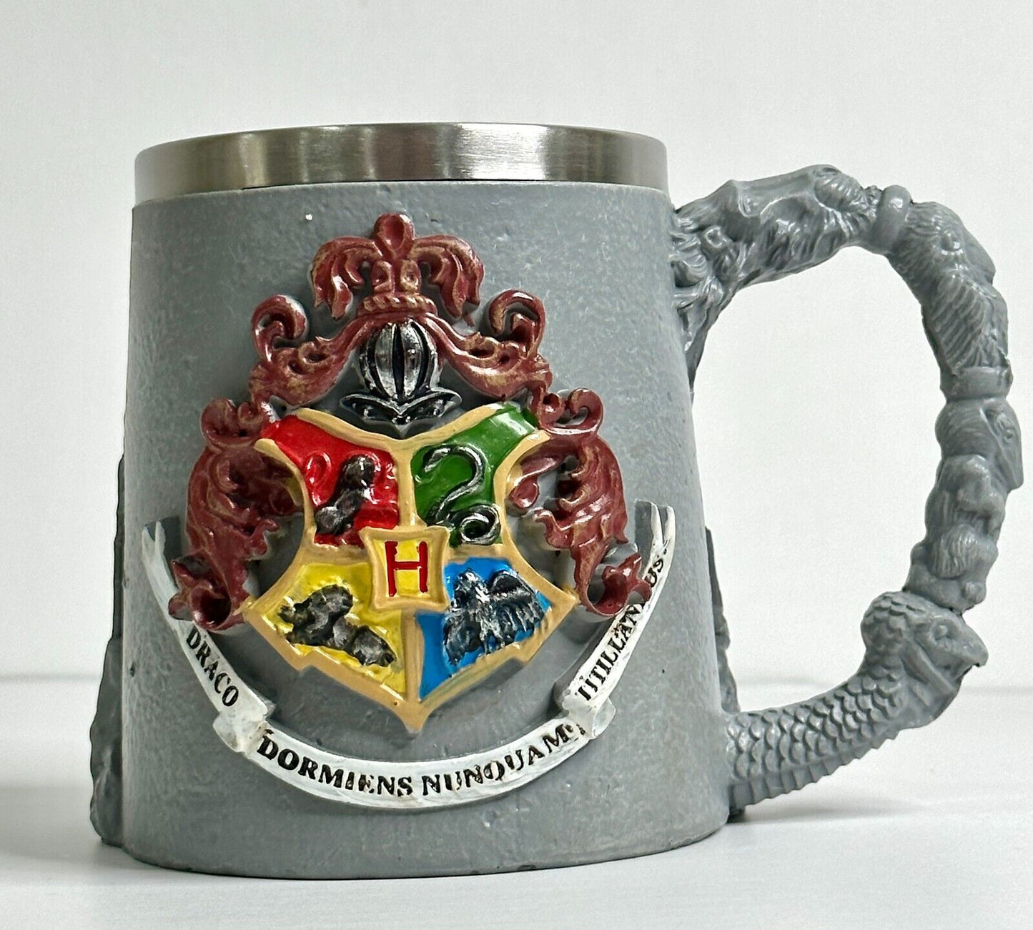 Creative Stainless Steel Mark Water Coffee Tall Cup Ice And Fire Game Cup Bottle