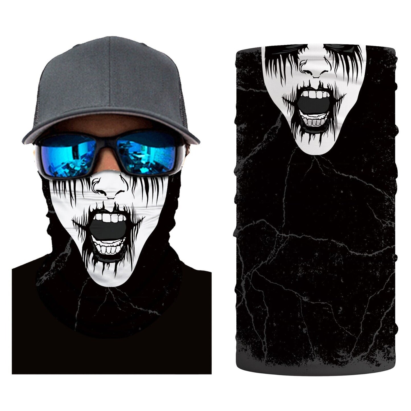 Motorcycle Biker Cycling Neck Gaiters Tube Snood Fabric Sunscreen Masks Bandana