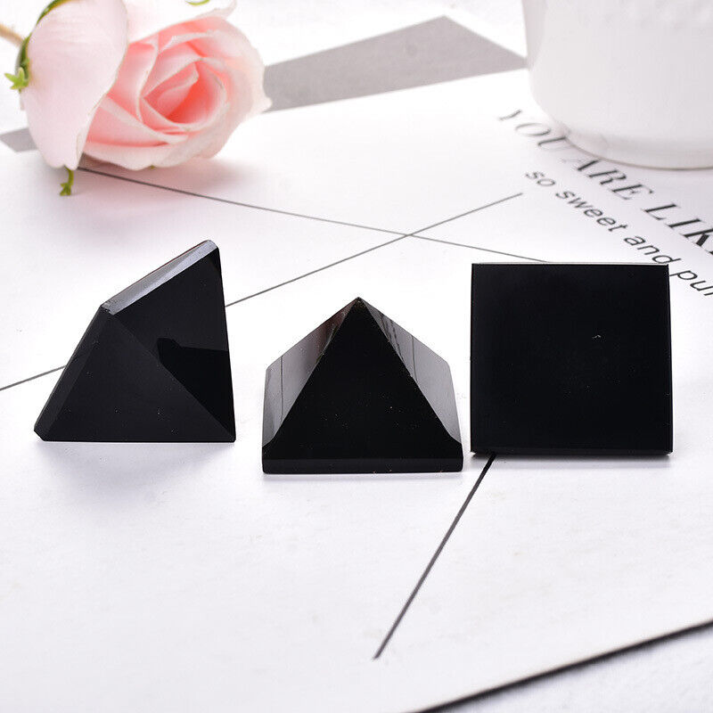 Small Size Natural Stone Crystal Pyramid Energy Gemstone Tower Home Decor Gifts