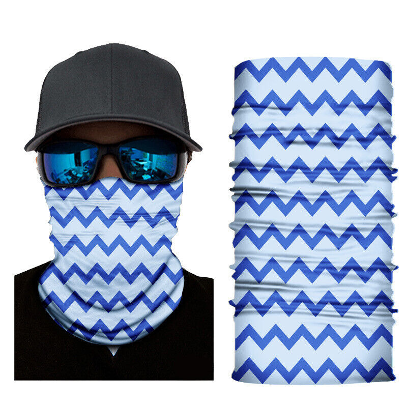 Motorcycle Cycling Biker Face Mask Shield Protective Neck Tube Scarf Headband