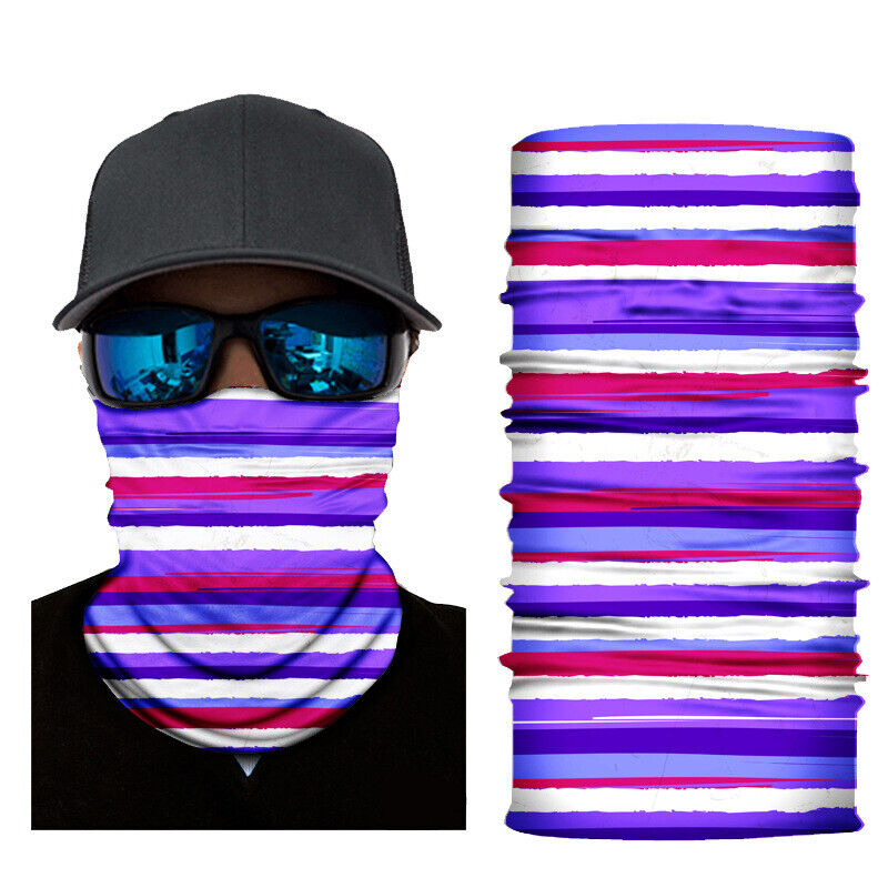 Face Mask Shield Protective Motorcycle Cycling Biker Neck Tube Scarf Headband