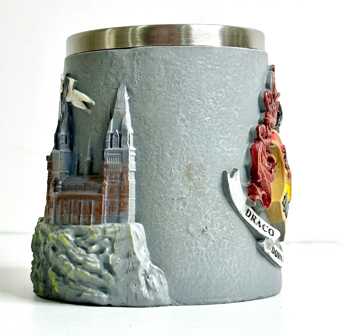 Creative Stainless Steel Mark Water Coffee Tall Cup Ice And Fire Game Cup Bottle