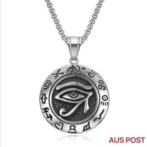 Retro Pendant Punk Vintage Cross Animal Totem Poker Pendant Biker Chain Necklace