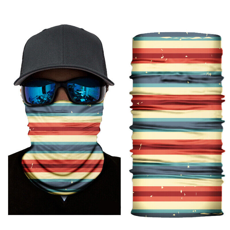 Face Mask Shield Protective Motorcycle Cycling Biker Neck Tube Scarf Headband